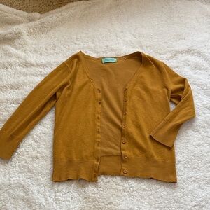 Filly Flair Golden Cardigan Sweater